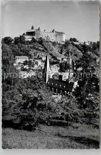 AK / Ansichtskarte Kulmbach Stadtblick mit Plassenburg Kat. Kulmbach