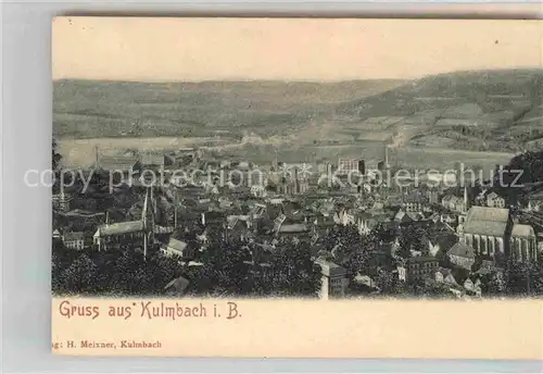 AK / Ansichtskarte Kulmbach Panorama Kat. Kulmbach