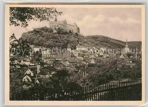 AK / Ansichtskarte Kulmbach Stadtblick mit Plassenburg  Kat. Kulmbach