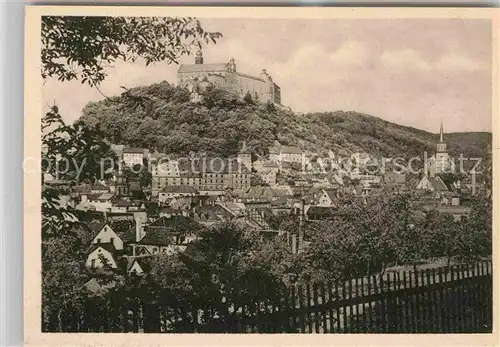 AK / Ansichtskarte Kulmbach Stadtblick mit Plassenburg  Kat. Kulmbach