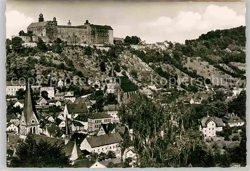 AK / Ansichtskarte Kulmbach Stadtblick mit Plassenburg  Kat. Kulmbach