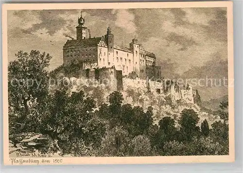 AK / Ansichtskarte Kulmbach Plassenburg um 1860 Kat. Kulmbach