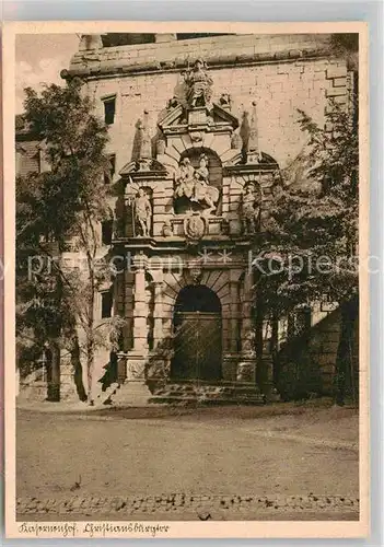 AK / Ansichtskarte Kulmbach Kasernenhof Christiansburgtor Kat. Kulmbach