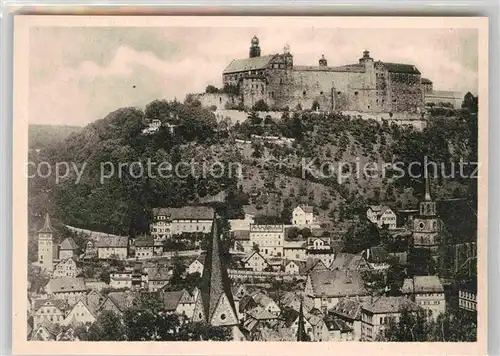 AK / Ansichtskarte Kulmbach Stadtblick mit Plassenburg  Kat. Kulmbach