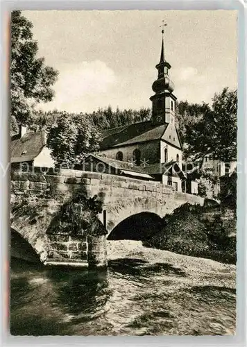 AK / Ansichtskarte Wirsberg Kirche an der Schorgastbruecke Kat. Wirsberg