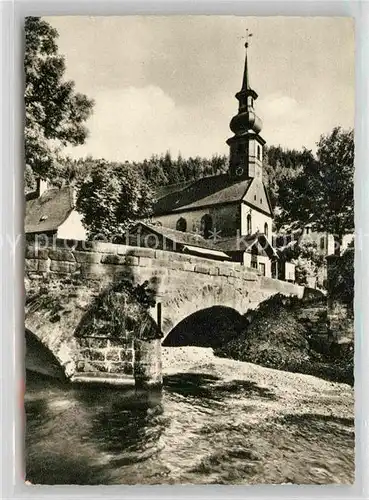 AK / Ansichtskarte Wirsberg Kirche an der Schorgastbruecke Kat. Wirsberg