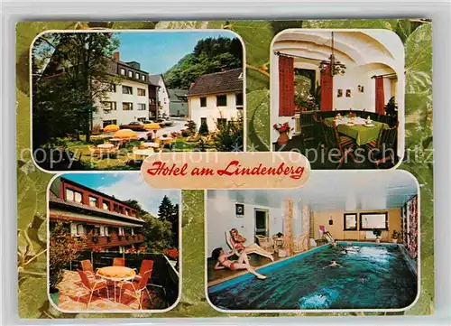 AK / Ansichtskarte Wirsberg Hotel am Lindenberg Gaststube Terrasse Hallenbad Kat. Wirsberg