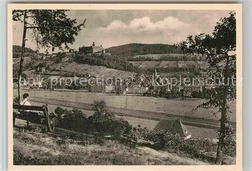 AK / Ansichtskarte Kulmbach Panorama mit Plassenburg Kat. Kulmbach