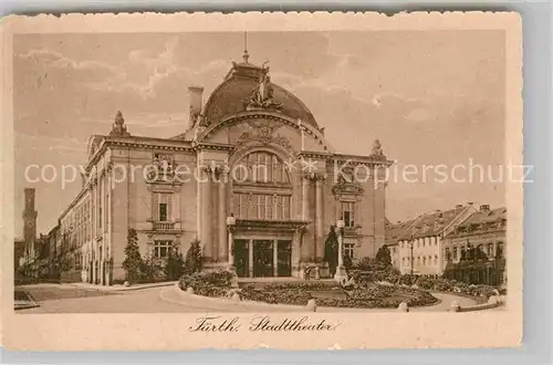 AK / Ansichtskarte Fuerth Bayern Stadttheater  Kat. Fuerth