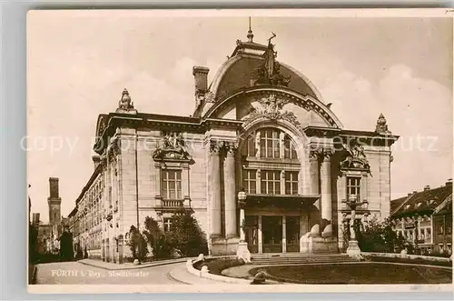 AK / Ansichtskarte Fuerth Bayern Stadttheater  Kat. Fuerth