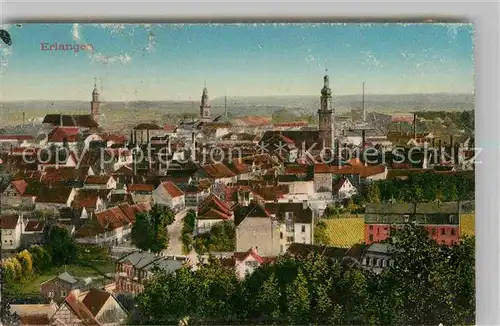 AK / Ansichtskarte Erlangen Panorama Kat. Erlangen