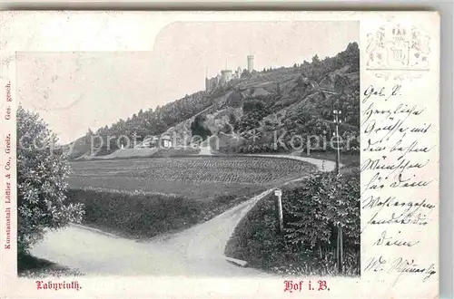 AK / Ansichtskarte Hof Saale Labyrinth  Kat. Hof