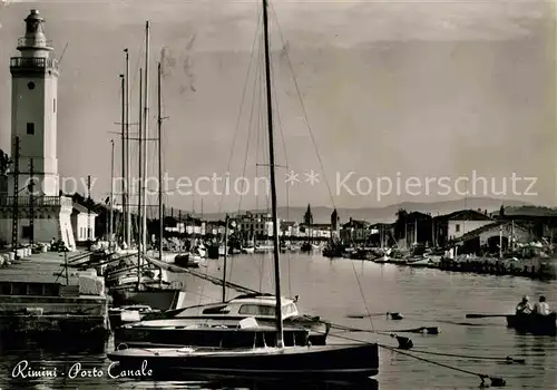 AK / Ansichtskarte Rimini Porto Canale Hafen Kanal Kat. Rimini