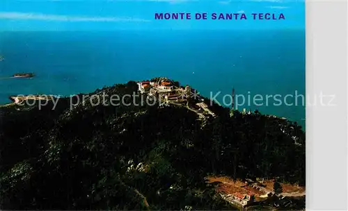 AK / Ansichtskarte La Guardia Pontevedra Vista aerea del Monte de Santa Tecla