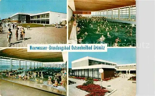 AK / Ansichtskarte Groemitz Ostseebad Meerwasser Brandungsbad Kat. Groemitz