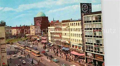 AK / Ansichtskarte Hannover Georgstrasse und Anzeigerhochhaus Strassenbahn Kat. Hannover