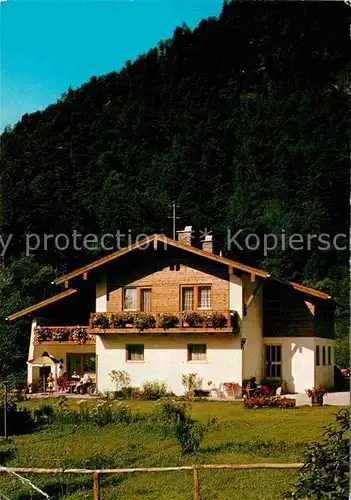 AK / Ansichtskarte Weissbach Alpenstrasse Pension Bauregger Kat. Schneizlreuth