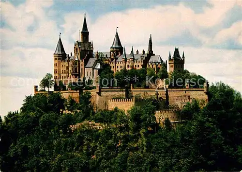 AK / Ansichtskarte Burg Hohenzollern Gesamtansicht Blick vom Zellerhorn Kat. Bisingen