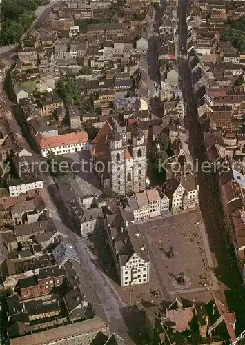 AK / Ansichtskarte Wittenberg Lutherstadt Stadtzentrum Kirche Luftbildserie der Interflug Kat. Wittenberg