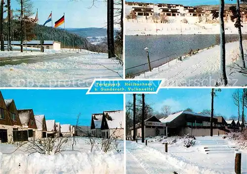 AK / Ansichtskarte Gunderath Winterpanorama Ferienpark Heilbachsee in der Vulkaneifel Kat. Gunderath