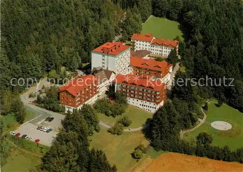 AK / Ansichtskarte Cham Oberpfalz Bayerwald Klinik Rehaklinik Fliegeraufnahme Kat. Cham