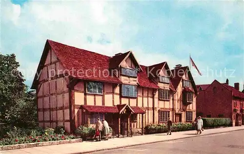 AK / Ansichtskarte Stratford Upon Avon Shakespeare Geburtshaus Kat. Grossbritannien