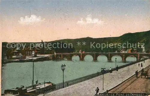 AK / Ansichtskarte Namur sur Meuse Bruecke