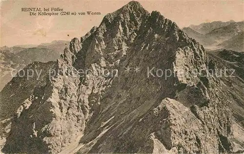 AK / Ansichtskarte Fuessen Allgaeu Reintal Koellerspitze Kat. Fuessen