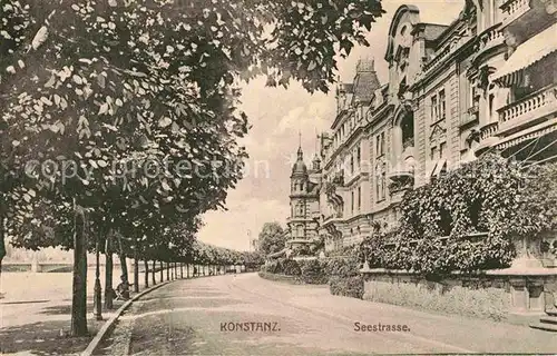 AK / Ansichtskarte Konstanz Bodensee Seestrasse Kat. Konstanz