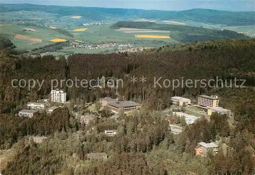 AK / Ansichtskarte Lippoldsberg Klinik und Rehabilitationszentrum Fliegeraufnahme Kat. Wahlsburg