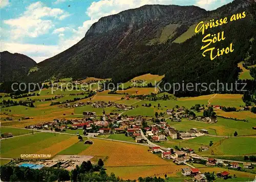 AK / Ansichtskarte Soell Sportzentrum Alpen Fliegeraufnahme Kat. Soell