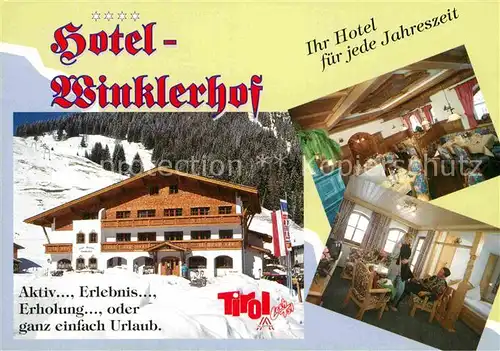 AK / Ansichtskarte Holzgau Hotel Winklerhof Restaurant Kat. Holzgau