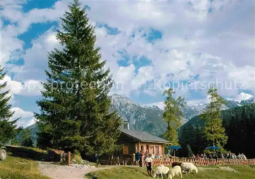 AK / Ansichtskarte Elbigenalp Jausenstation Kasermandl Kat. Elbigenalp Lechtal Tirol