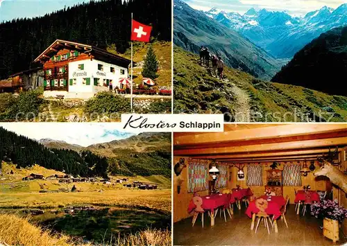 AK / Ansichtskarte Klosters GR Schlappin Restaurant Berghaus  Kat. Klosters