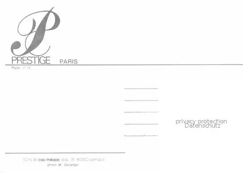 AK / Ansichtskarte Paris Prestige Hotel Kat. Paris