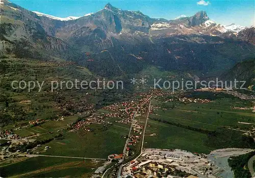 AK / Ansichtskarte Passy Bonneville Vue panoramique aerienne Aiguilles de Warens Collection Au Pays du Mont Blanc Kat. Passy