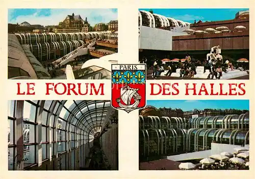 AK / Ansichtskarte Paris Le Forum des Halles Architectes C Vasconi et G Pencreach Kat. Paris