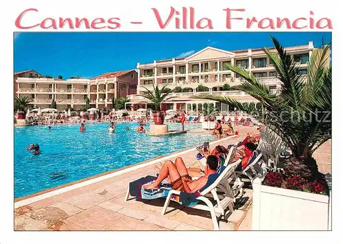 AK / Ansichtskarte Cannes Alpes Maritimes Villa Franncia Pool Kat. Cannes