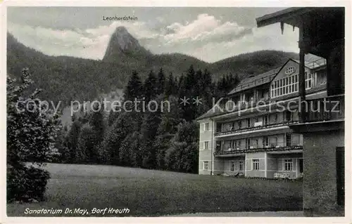 AK / Ansichtskarte Kreuth Tegernsee Sanatorium Dr May Kat. Kreuth