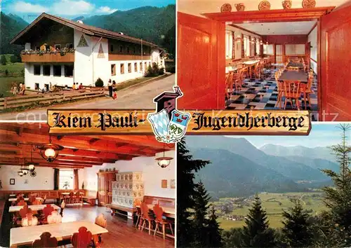 AK / Ansichtskarte Scharling Kreuth Kiem Pauli Jugendherberge Gast und Aufenthaltsraum Panorama