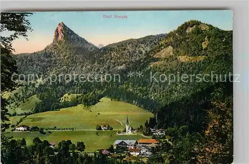 AK / Ansichtskarte Kreuth Tegernsee Panorama Kat. Kreuth