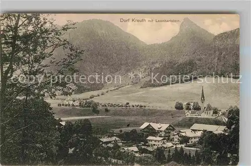 AK / Ansichtskarte Kreuth Tegernsee mit Leonhardstein Kat. Kreuth