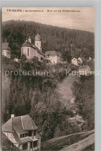 AK / Ansichtskarte Triberg Schwarzwald Wallfahrtskirche Kat. Triberg im Schwarzwald