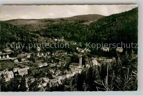 AK / Ansichtskarte Triberg Schwarzwald Panorama Kat. Triberg im Schwarzwald