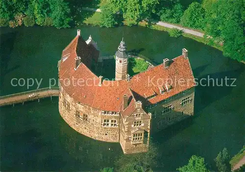 AK / Ansichtskarte Luedinghausen Fliegeraufnahme Burg Vischering Kat. Luedinghausen