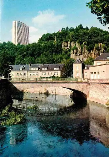AK / Ansichtskarte Luxembourg Luxemburg Partie am Fluss Kat. Luxembourg