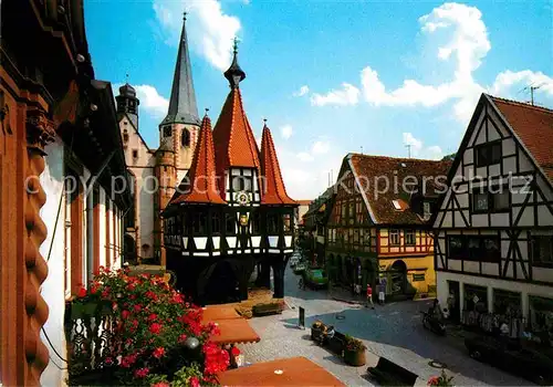 AK / Ansichtskarte Michelstadt Rathaus von 1484 Kat. Michelstadt