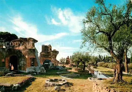 AK / Ansichtskarte Rom Roma Villa Adriana Ruinen der Bibliothek Kat. 