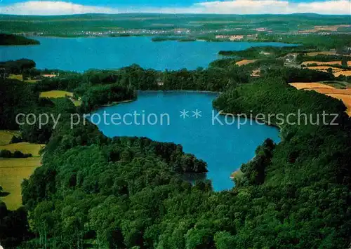 AK / Ansichtskarte Ukleisee im Hintergrund Kellersee Holsteinische Schweiz Fliegeraufnahme Kat. Eutin