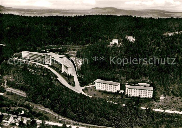 Ak Ansichtskarte Schwabthal Sanatorium Lautergrund Fliegeraufnahme